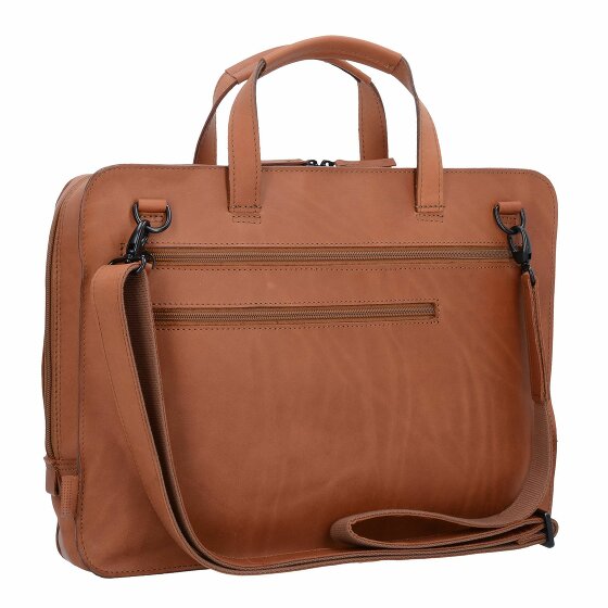 Jost Futura Briefcase Leather 38 cm Komora na laptopa