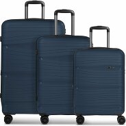 d&n Travel Line 4300-Plus 4 kółka Zestaw walizek 3-części z plisą rozprężną zdjęcie produktu